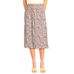 NATION LTD NWT SIZE M Zabina Floral Midi Skirt